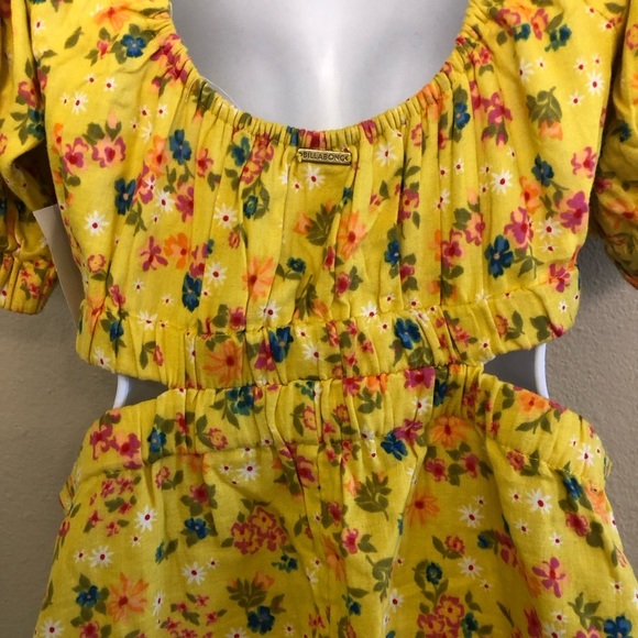 BILLABONG
Dare To Bare Floral Cut Out Mini Dress Size L - Picture 8 of 12
